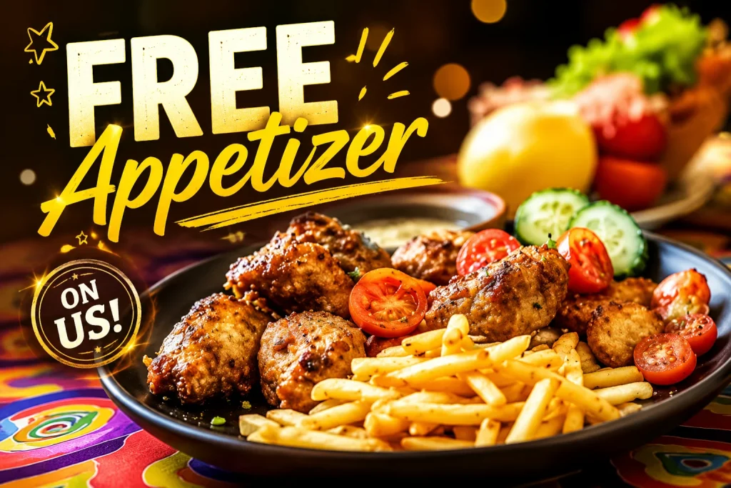 Free Appetizer